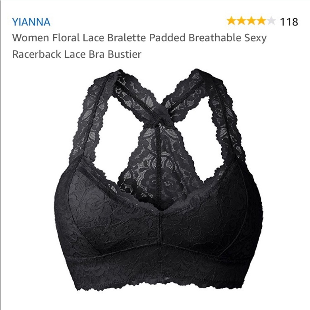 Black Lace Bralette